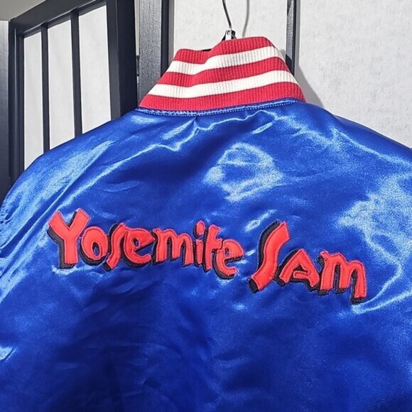 Denver Nuggets Yosemite Sam Satin Jacket Coat Size Medium NWT - Picture 6 of 8